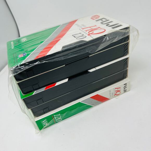 Vintage Media Fuji HQ 120 Minute VHS Tapes - Picture 6 of 6